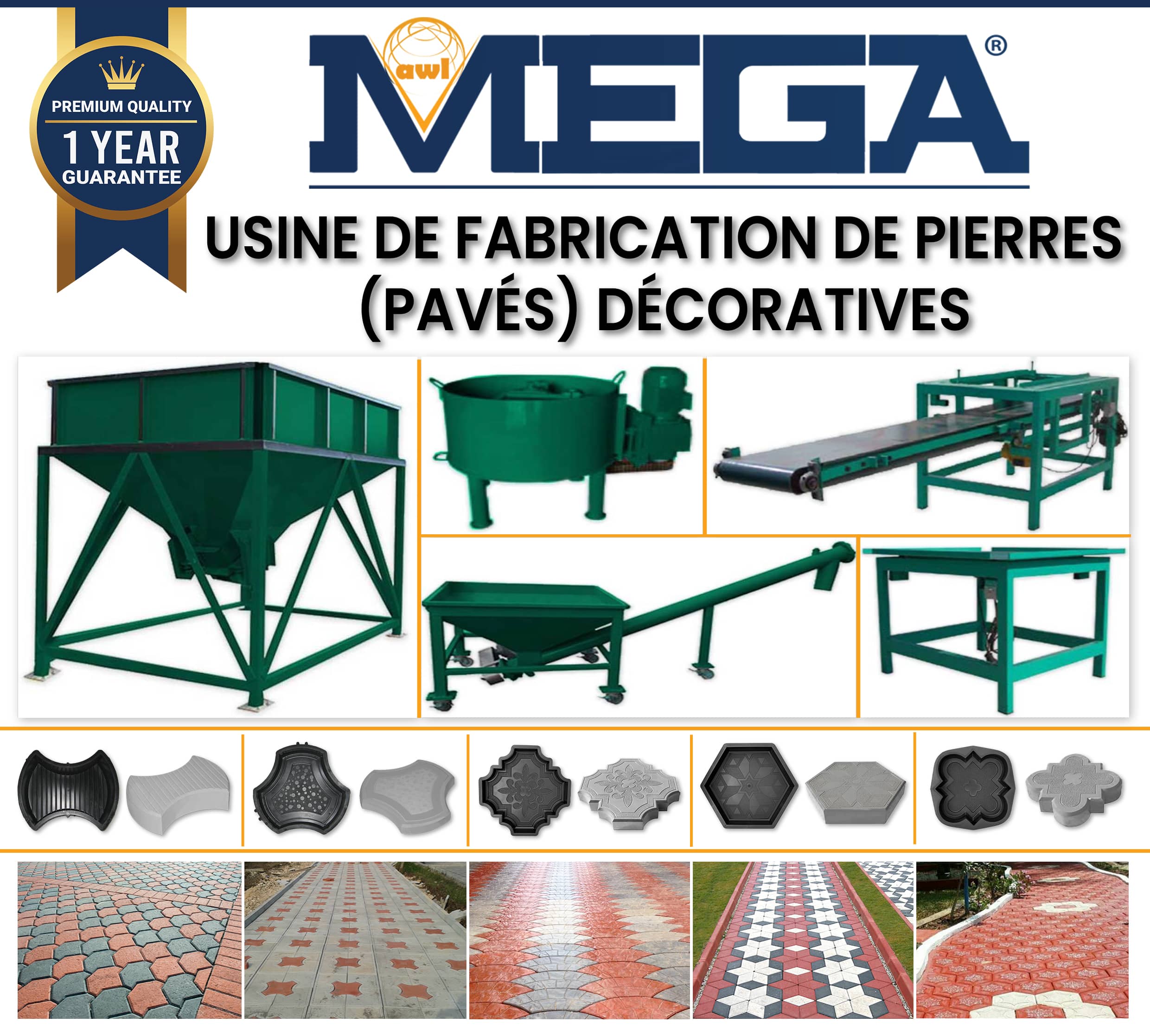NOUVELLE OPPORTUNITÉ D’AFFAIRES – USINE À PAVÉS