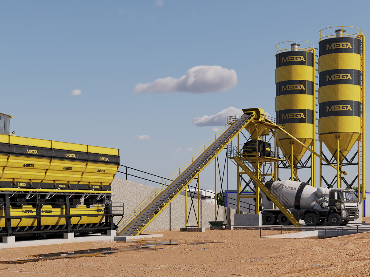 Centrale à Béton de 90 m³ à Vendre