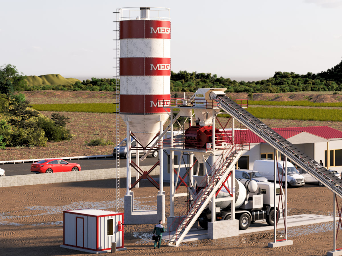 Centrale à Béton de 60 m³ à Vendre