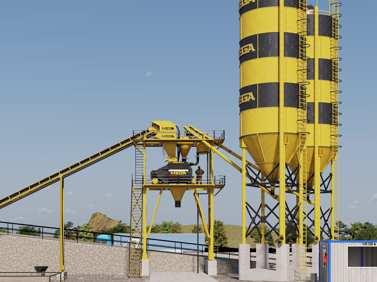 Centrale à Béton de 90 m³ à Vendre