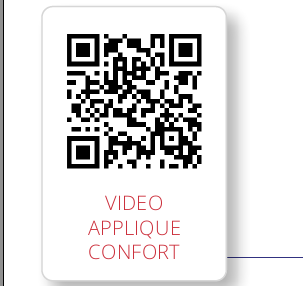 APPLIQUE CONFORT À VISSER – MACHINE A LAVER