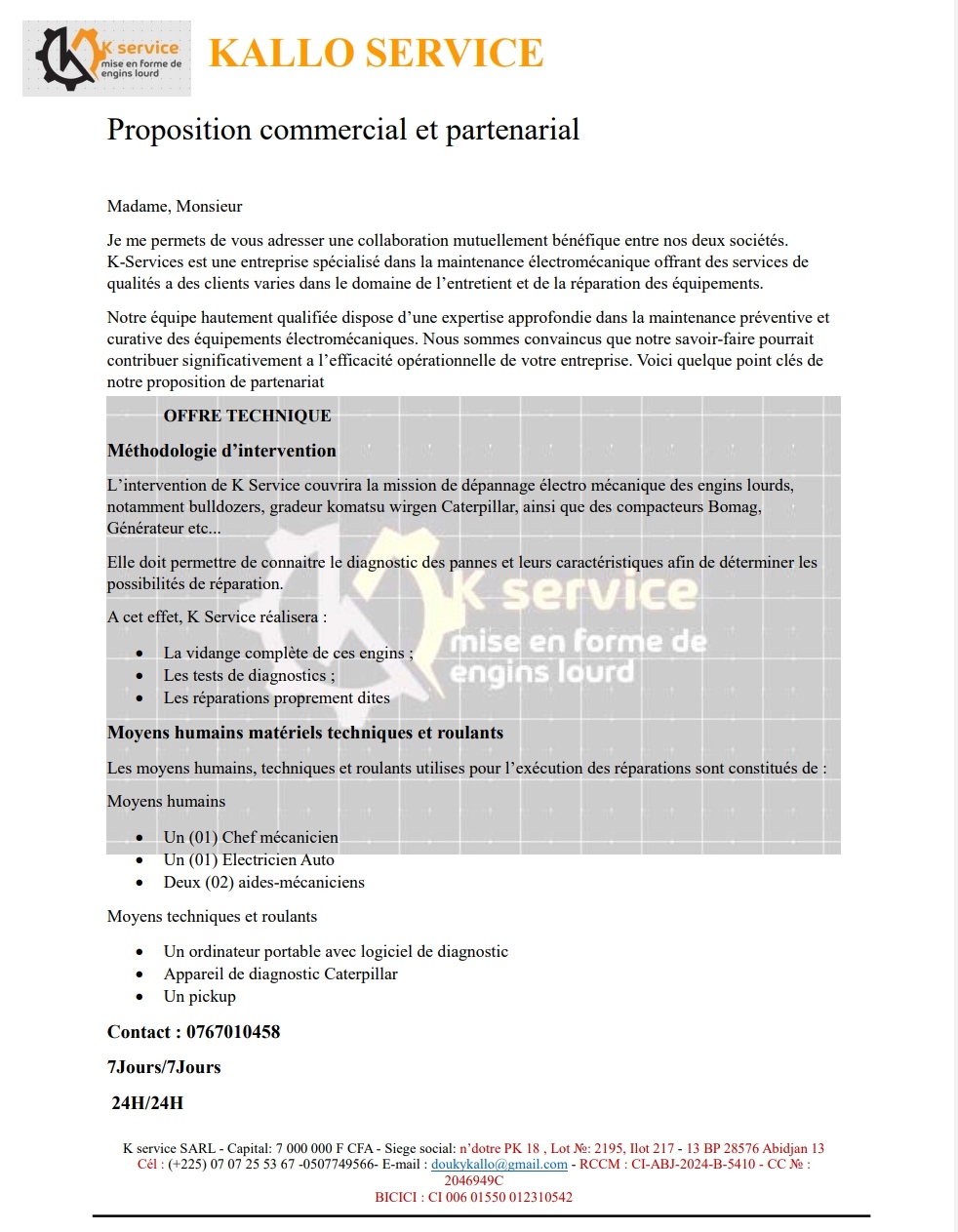 Diagnostic Maintenance Réparation Engins lourds