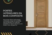 Portes Intérieures en Bois Composite – Design Moderne et Résistant