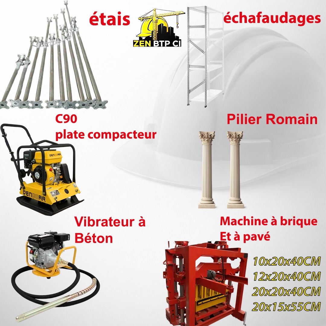 MATÉRIELS DE CONSTRUCTION