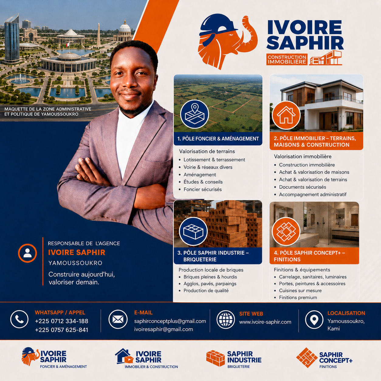 Ivoire saphir construction immobilière Yamousoukro, la Référence en Immobilier