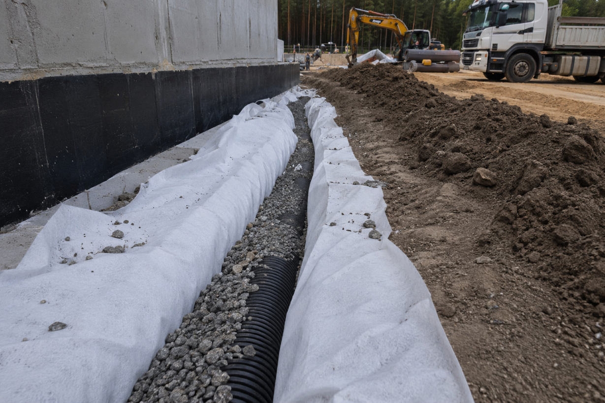 Géotextile non tissé pour drainage – GEOSPAN GT BB 90