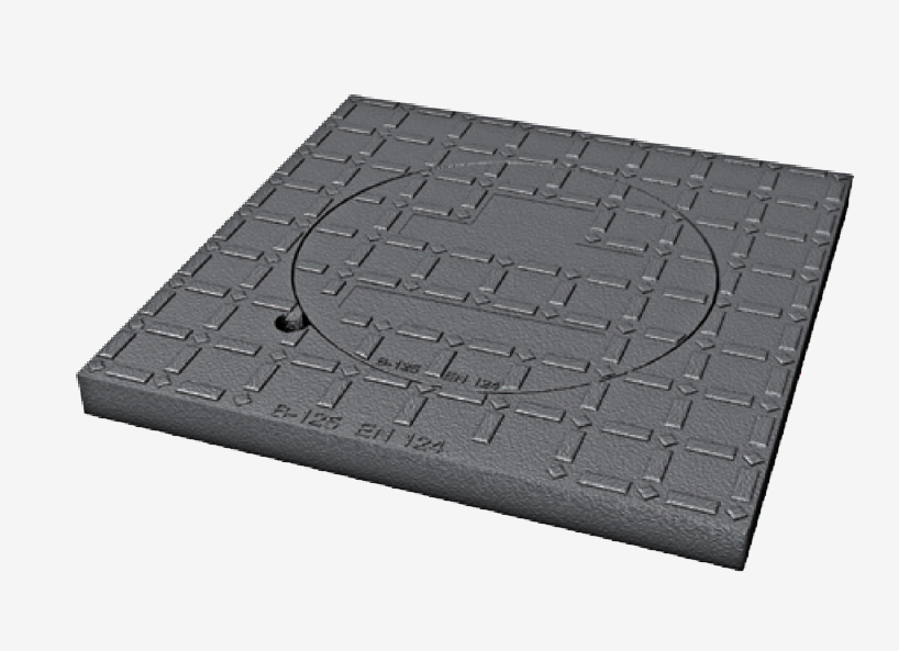 Tête de regard fonte