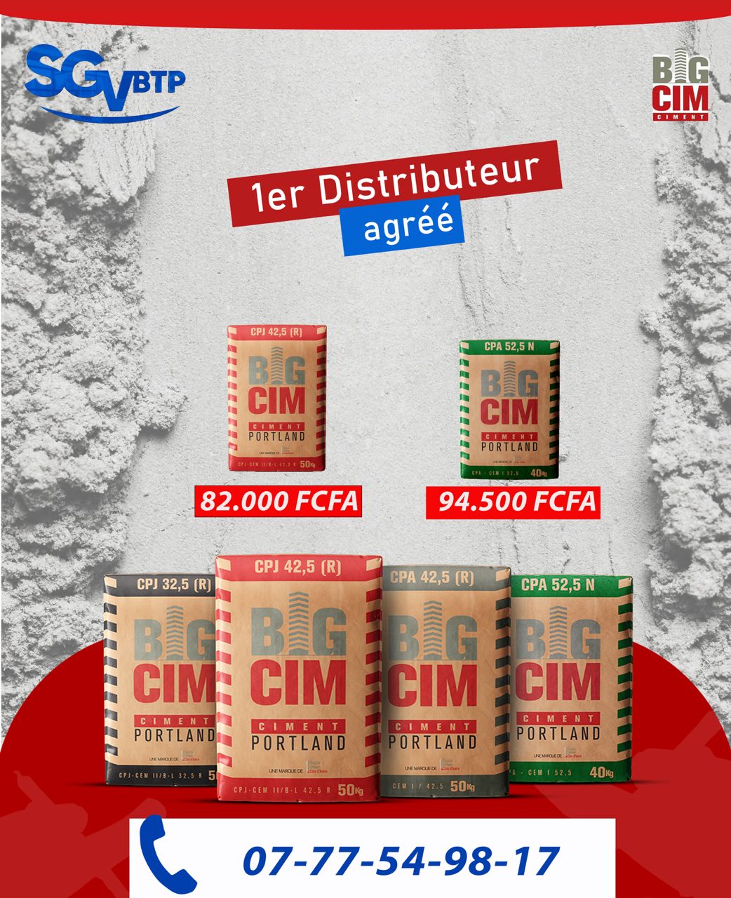 SCGBTP et Béton CIM, vos partenaires de confiance pour tous vos besoins en ciment