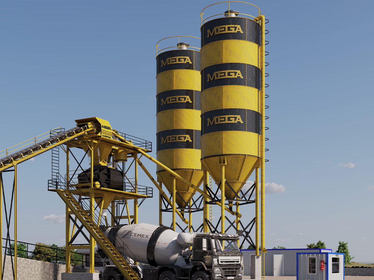 Centrale à Béton de 90 m³ à Vendre