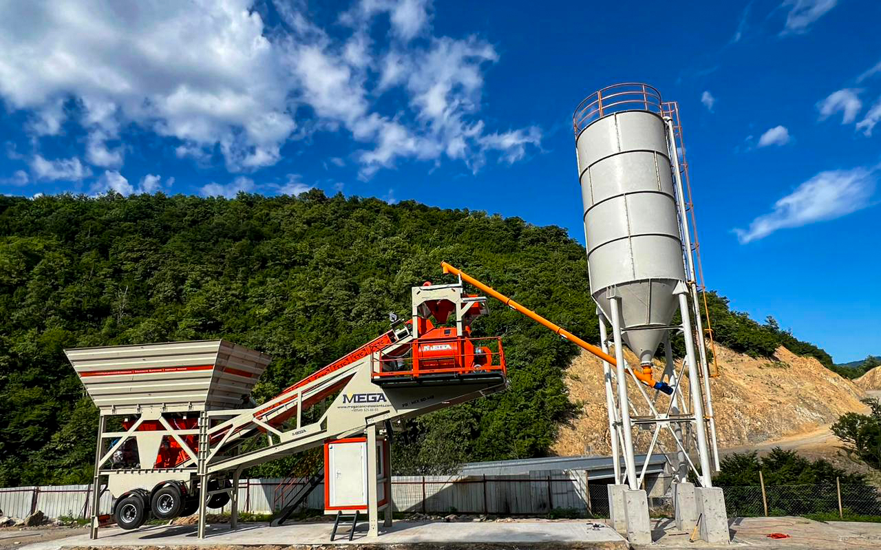 CENTRALE À BÉTON MOBILE 60 M³ À VENDRE