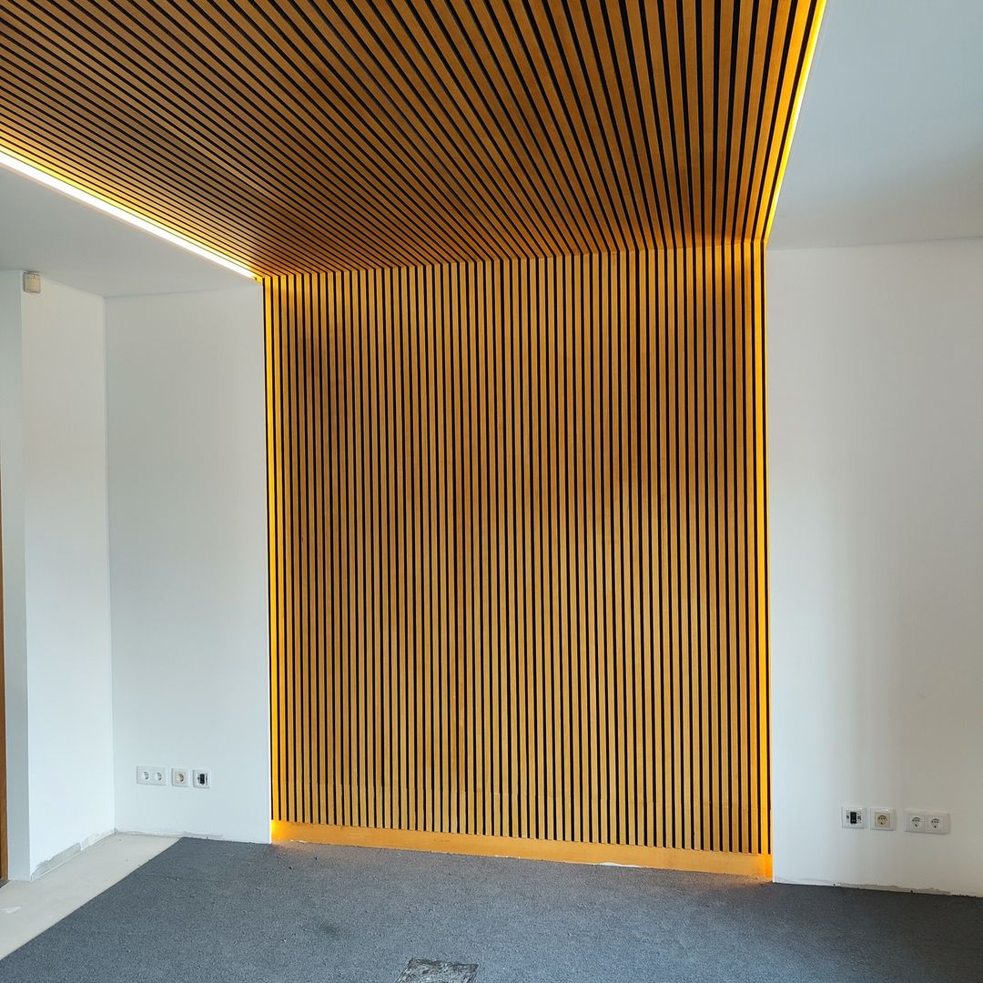 PANNEAUX DE TASSEAUX ACOUSTIQUE EN BOIS