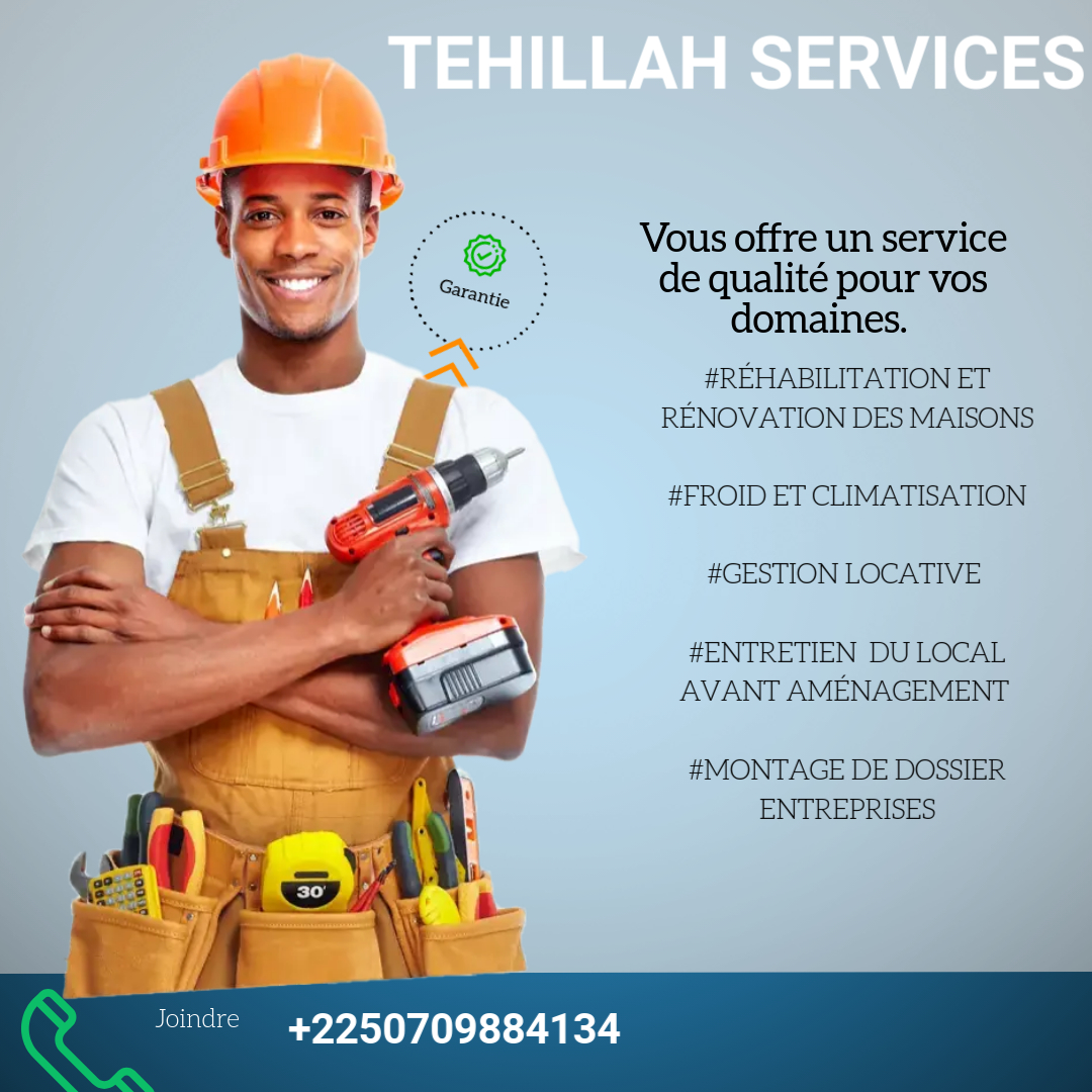 Travaux de réhabilitation et rénovation de maison