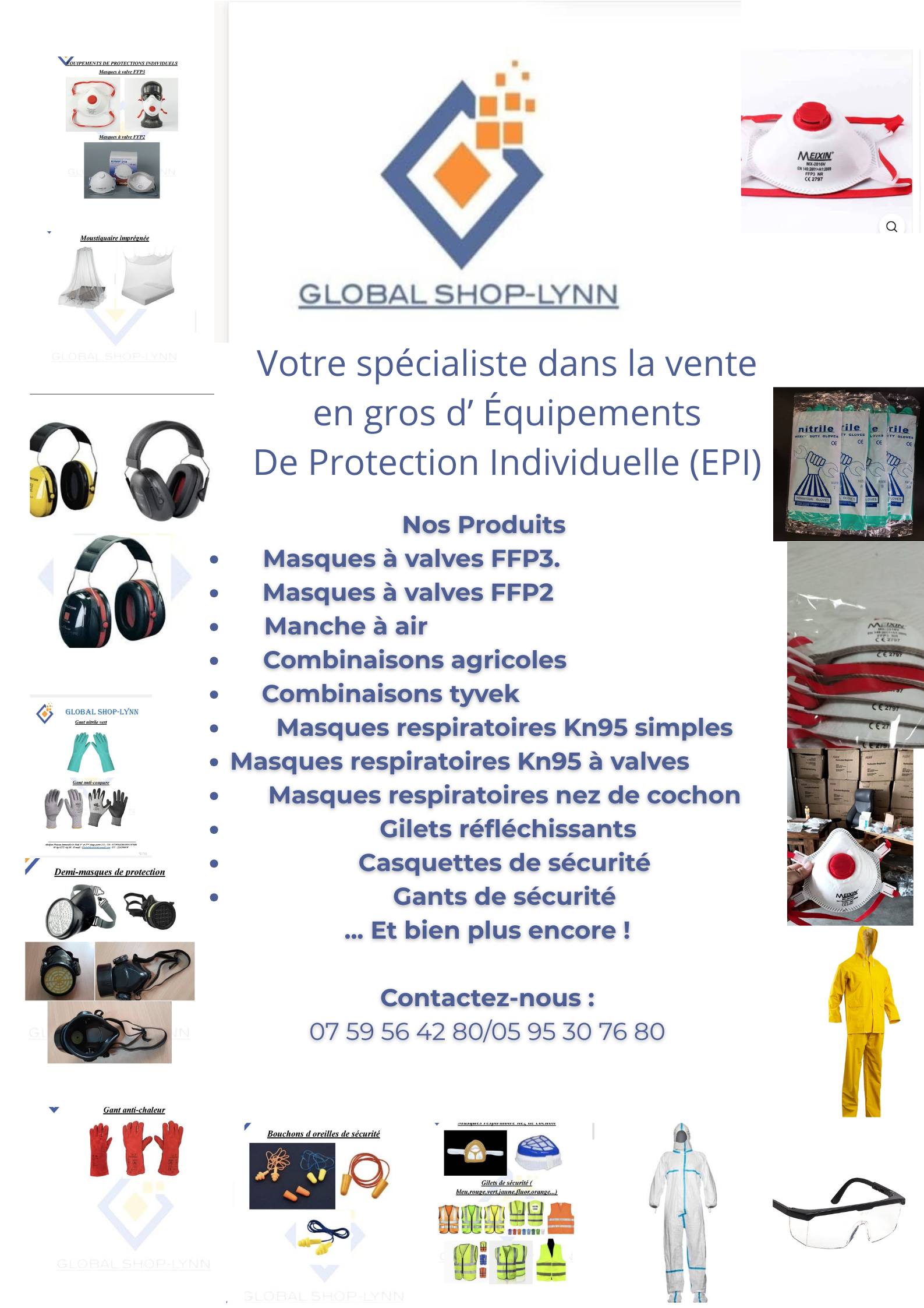 Fourniture d’Equipements de protection individuelle