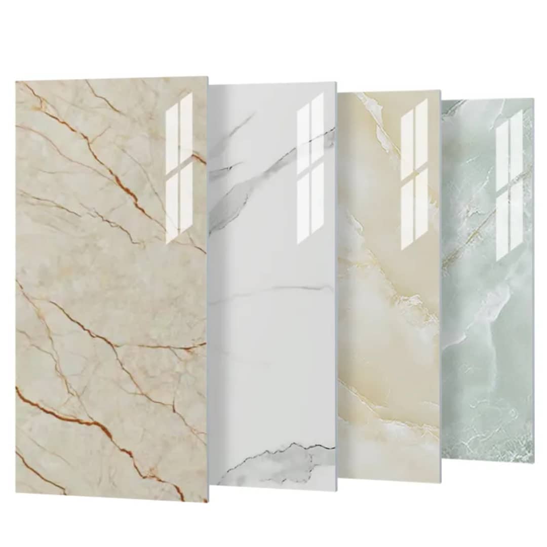 Carreaux effet marbre haute brillance