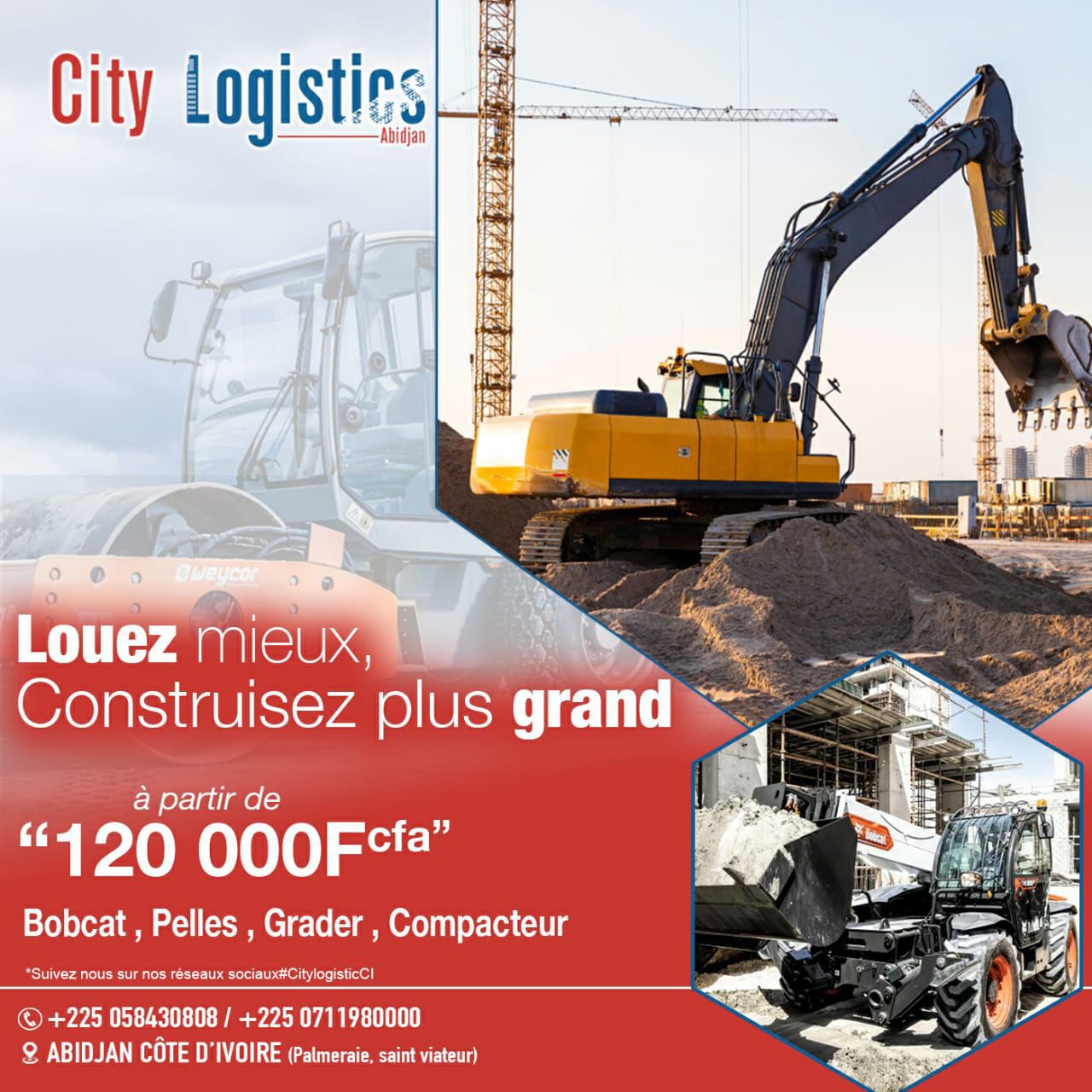 Prestations de services BTP, Locations engins et vehicules