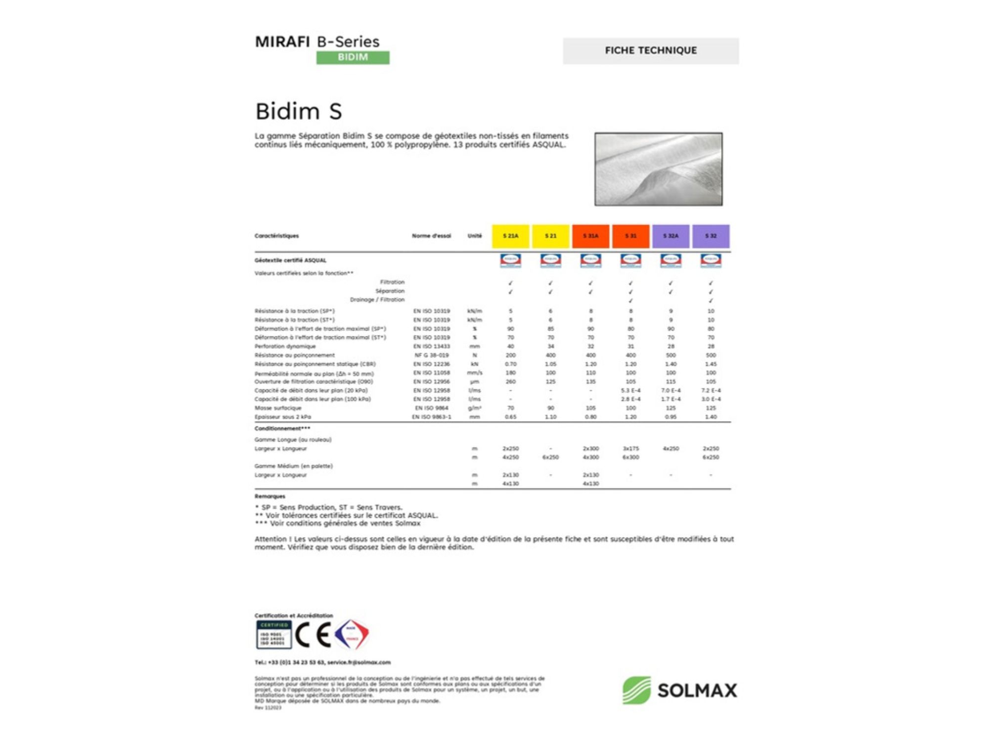 GEOTEXTILE : DES SOLUTIONS POUR TOUS LES PROBLEMES DE SOLS