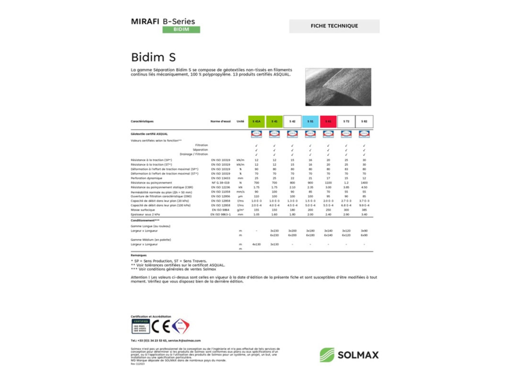 GEOTEXTILE : DES SOLUTIONS POUR TOUS LES PROBLEMES DE SOLS