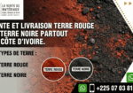 Vente & Livraison de Sable, Gravier et Terres (rouge ou noire)