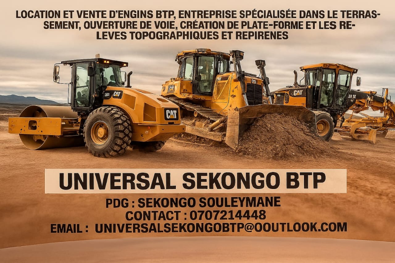 Bulldozer D7 et Komatsu